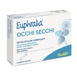 GOCCE OCULARI LUBRIFICANTI EUPHRALIA OCCHI SECCHI 15 MONODOSE RICHIUDIBILI X 0,5 ML