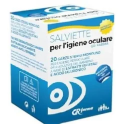 Gr Farma Salviette per l'igiene oculare 20 garze sterili monouso