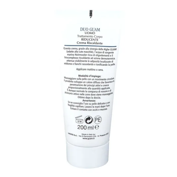 GUAM DUO UOMO RIDUCENTE CREMA RISCALDANTE 200 ML