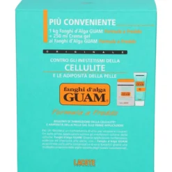GUAM FANGHI D'ALGA CONFEZIONE CONVENIENZA FREDDA CON FANGHI D'ALGA GUAM 1 KG + CREMA GEL 250 ML FORMULA A FREDDO