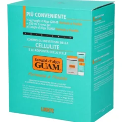 GUAM FANGHI D'ALGA CONFEZIONE CONVENIENZA FREDDA CON FANGHI D'ALGA GUAM 1 KG + CREMA GEL 250 ML FORMULA A FREDDO