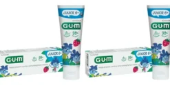 GUM JUNIOR DENTIFRICIO BAMBINI 7/12 FLUORO 1000 PPM 50 ML Pack da 2