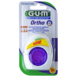 GUM ORTHO FLOSS FILO SPUGNOSO 50 PEZZI