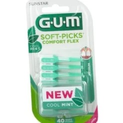 GUM SOFT PICK COMFORT FLEX COOL MINT REGULAR SCOVOLINI 40 PEZZI
