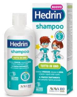 Hedrin Shampoo Antipediculosi contro pidocchi, 200ml