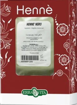 HENNE COLORANTE CAPELLI NERO 100 G