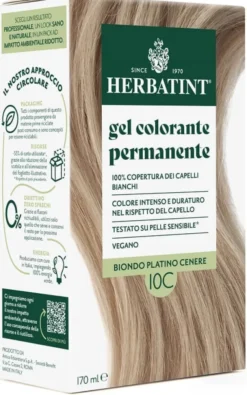 HERBATINT 10C BIONDO PLATINO CENERE 170 ML