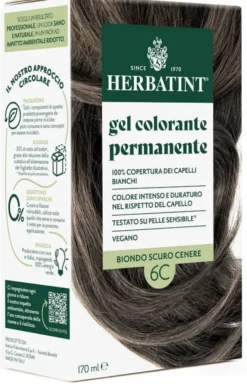 HERBATINT 6C BIONDO SCURO CENERE 170 ML