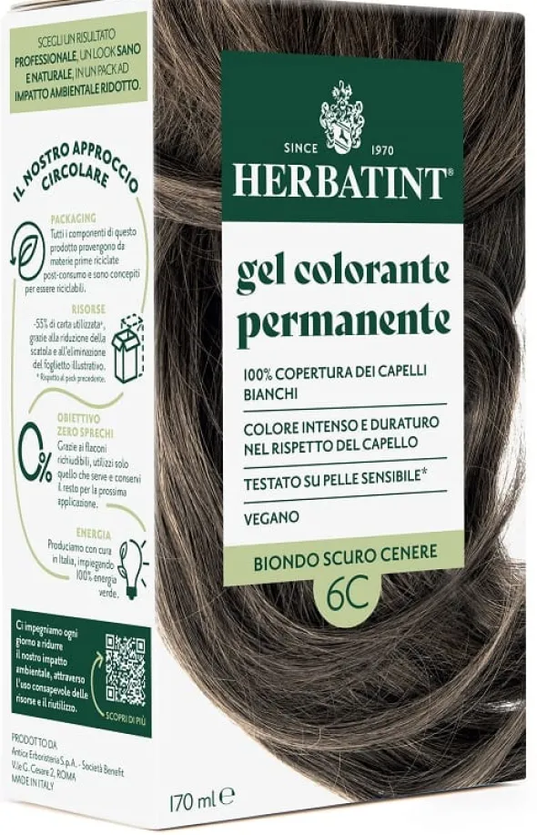 HERBATINT 6C BIONDO SCURO CENERE 170 ML