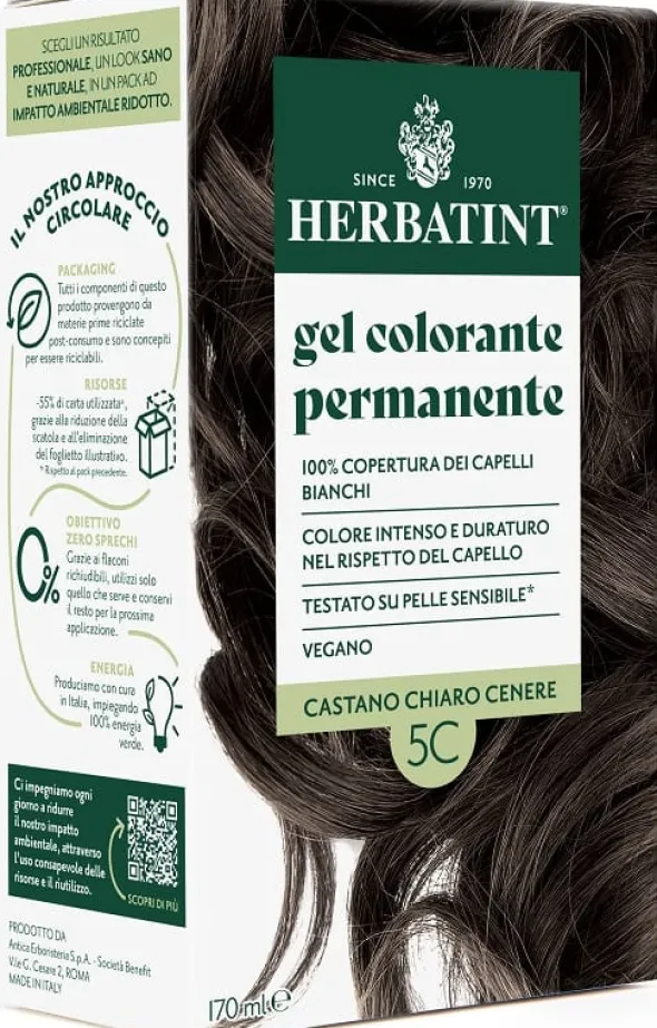 HERBATINT 5C CASTANO CHIARO CENERE 170 ML
