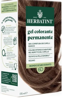 HERBATINT 6D BIONDO SCURO DORATO 170 ML