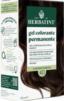 HERBATINT 4D CASTANO DORATO 170 ML