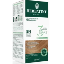 Herbatint Gel Colorante 8N Biondo Chiaro, 3 dosi 300ml