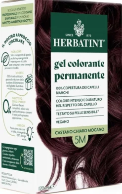 Herbatint 5M Castano Chiaro Mogano, colorazione capelli