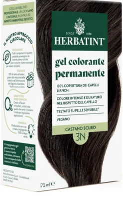 Herbatint 3N Castano Scuro colorazione permanente, 170ml