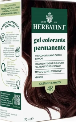Herbatint 4R Gel Colorante Castano Ramato, 170ml