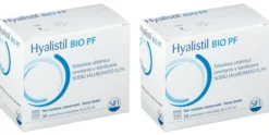 HYALISTIL BIO PF SOLUZIONE OFTALMICA PHOSPHATE FREE MONODOSE A BASE DI ACIDO IALURONICO 0,2% 30 FLACONCINI 0,25 ML Pack da 2