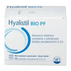 HYALISTIL BIO PF SOLUZIONE OFTALMICA PHOSPHATE FREE MONODOSE A BASE DI ACIDO IALURONICO 0,2% 30 FLACONCINI 0,25 ML