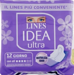 IDEA ULTRA ASSORBENTE GIORNO CON ALI 12 PEZZI