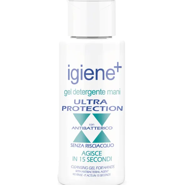 IGIENE+ GEL DETERGENTE MANI ULTRA PROTECTION CON ANTIBATTERICO 50 ML