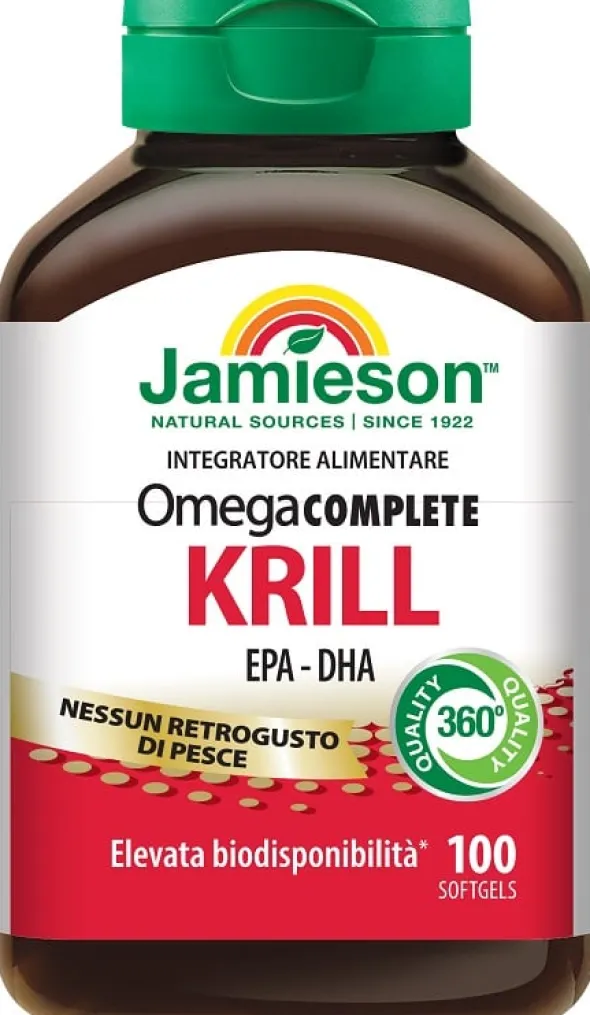 Integratore Jamieson Omega Complete Pure Krill, 100 perle