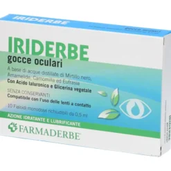 Iriderbe Gocce Oculari Monodosi, 10 flaconcini da 0,5ml