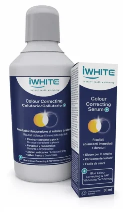iWhite Serum & Collutorio sbiancante, kit dentale