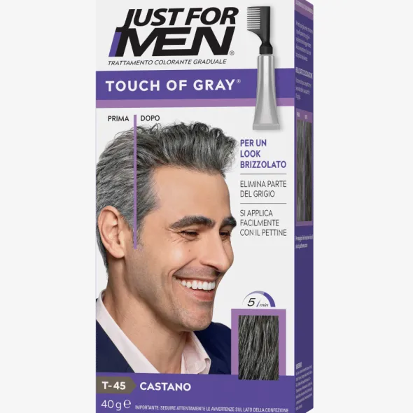 JUST FOR MEN TOUCH OF GRAY CASTANO 40 G
