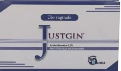 Justgin Protezione Vaginale con Acido Ialuronico, 4 flaconi