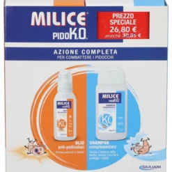 Kit antipediculosi Milice PidoKO olio e shampoo