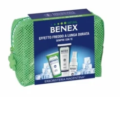 Kit Benex Gel + Spray + Shampoo doccia gambe, pochette