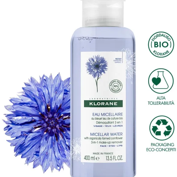 KLORANE ACQUA MICELLARE FIORDALISO BIO 400 ML