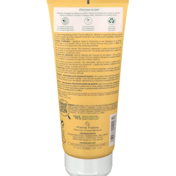 KLORANE BALSAMO AL MANGO 200 ML