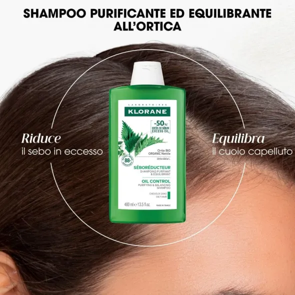 KLORANE SHAMPOO ALL'ORTICA 400 ML