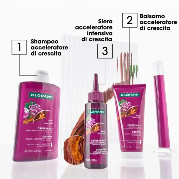 KLORANE SHAMPOO CHININA CRESCITA 400 ML