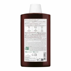 Klorane Shampoo Fortificante & Stimolante alla Chinina400ml, Anti-caduta, stimola la crescita dei capelli indeboliti