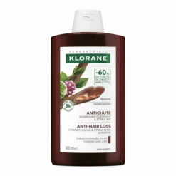 Klorane Shampoo Fortificante & Stimolante alla Chinina400ml, Anti-caduta, stimola la crescita dei capelli indeboliti