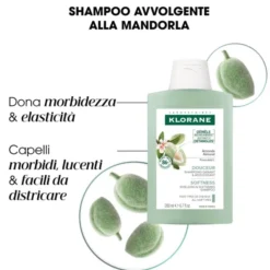 KLORANE SHAMPOO LATTE MANDORLA 400 ML