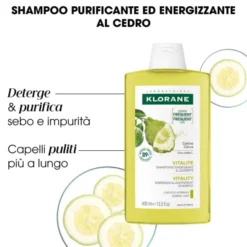 KLORANE SHAMPOO PURIFYING AL CEDRO 400 ML