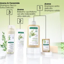 KLORANE SHAMPOO SECCO EXTRA DELICATO AVENA&CERAMIDE CAPELLI SCURI 150 ML
