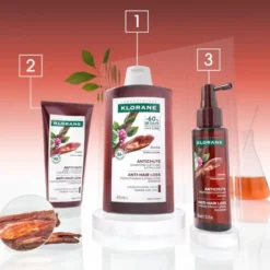 Klorane Trattamento fortificante intenso alla Chinina, Anti-caduta, Ridensificante della capigliatura, 100ml