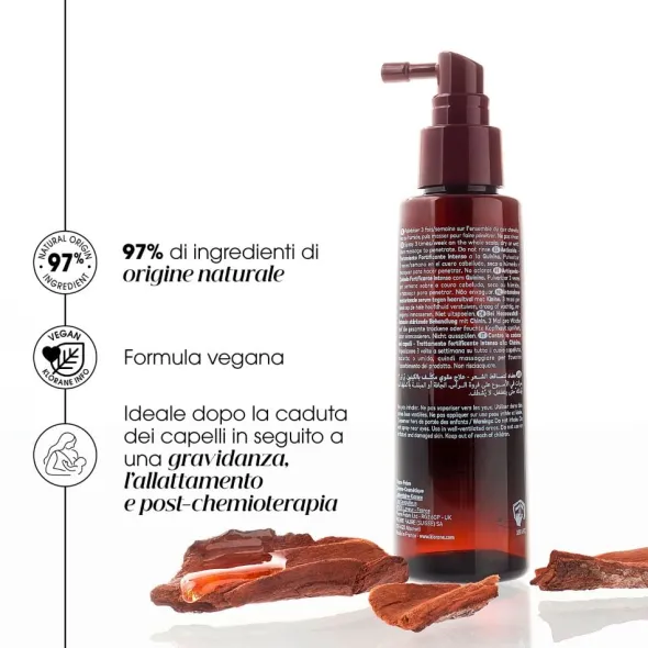 Klorane Trattamento fortificante intenso alla Chinina, Anti-caduta, Ridensificante della capigliatura, 100ml