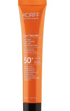KORFF SUN SECRET FLUIDO VISO ANTIMACCHIE EFFETTO MATT SPF50+ 50 ML