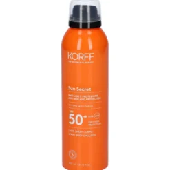 KORFF SUN SECRET LATTE SPRAY CORPO SPF50+ 200 ML