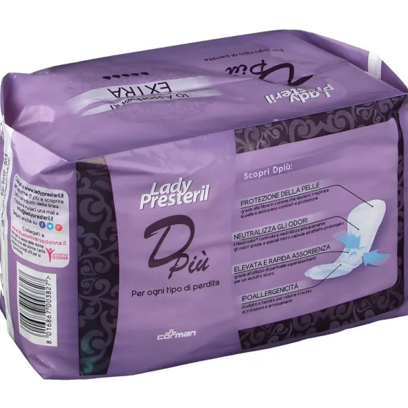 LADY PRESTERIL DPIU'EXTRA 10 PEZZI