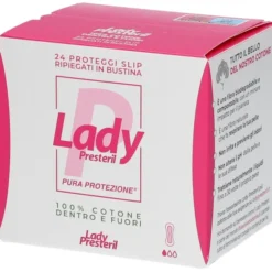 LADY PRESTERIL PROTEGGI SLIP RIPIEGATI BIODEGRADABILI 24 PEZZI