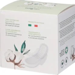 LADYSTAR ASSORBENTI ESTERNI 100% COTONE BIO GIORNO ALI 12 PEZZI