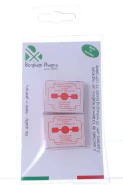 Lame di ricambio per tagliacalli in acciaio, 2 pack da 10 pezzi