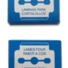 Lame rasoio tagliacalli Bifor in acciaio inox, 10 pezzi