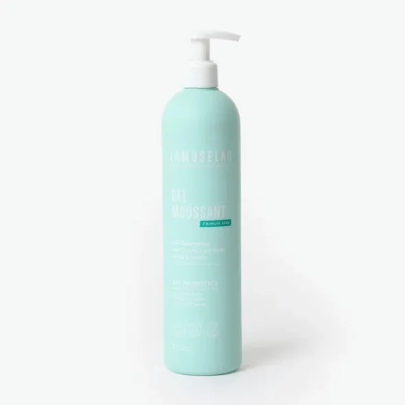 LAMUSELAB GEL MOUSSANT DETERGENTE VISO E CORPO 500 ML Pack X2